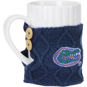 FLORIDA GATORS 16 OZ KNIT SWEATER COFFEE MUG NEW